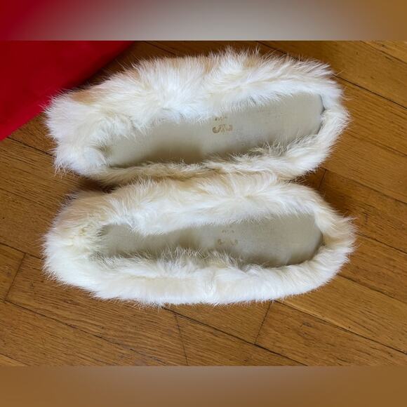 50s-60s Holiday Robe and Slipper Set - Picture 9 of 11